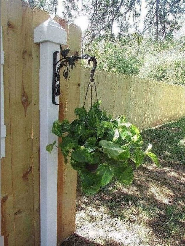 Fence Post Plant Hanger… Hometalk Fence Post Plant Hanger… Hometalk