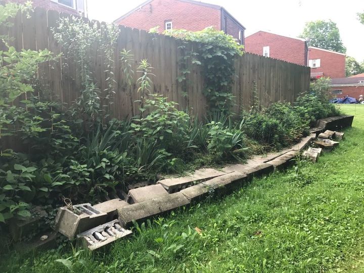 q how to replace an old concrete block wall inexpensive yet sturdy