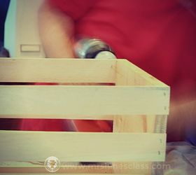 live diy turn a plain crate into a portable printer stand