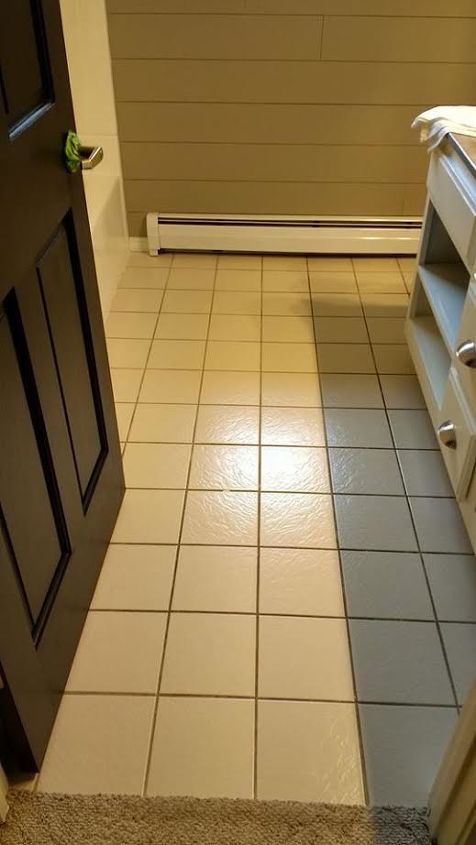 bathroom existing floor asbestos vidalondon hometalk