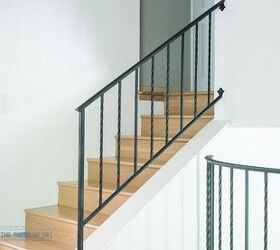 how to modernize stair railing