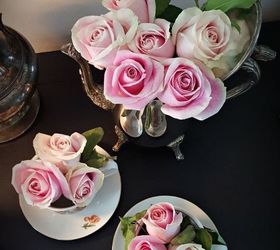 30 brilliant things you can make from cheap thrift store finds, Abandoned tea set to stunning floral display