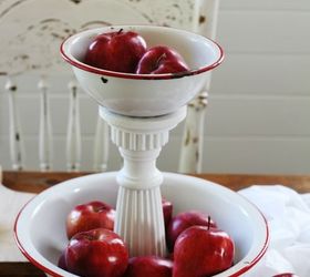 30 brilliant things you can make from cheap thrift store finds, Nested bowls to shabby chic stand