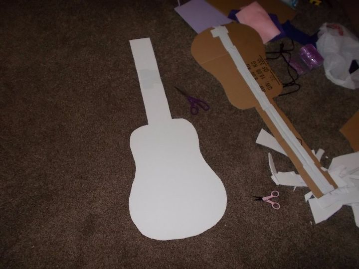 diy estuche de guitarra organizador de joyas iluminado