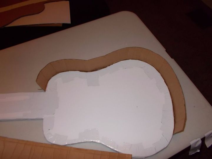 diy guitar case lighted jewelry organizer