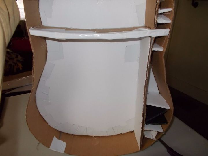 diy guitar case lighted jewelry organizer