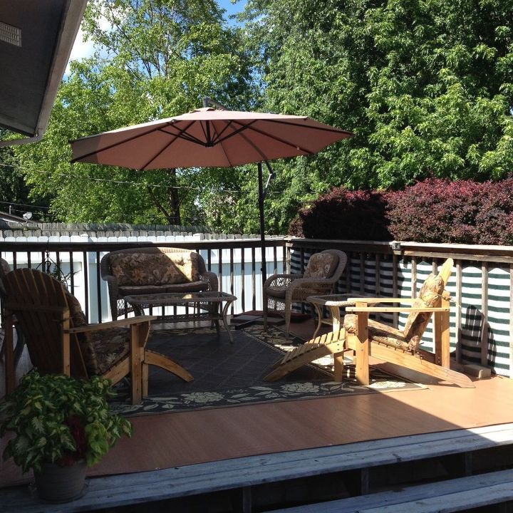 how can i stabilize a cantilever umbrella shade