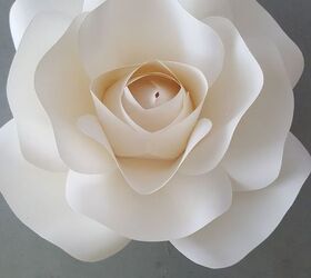 large paper rose