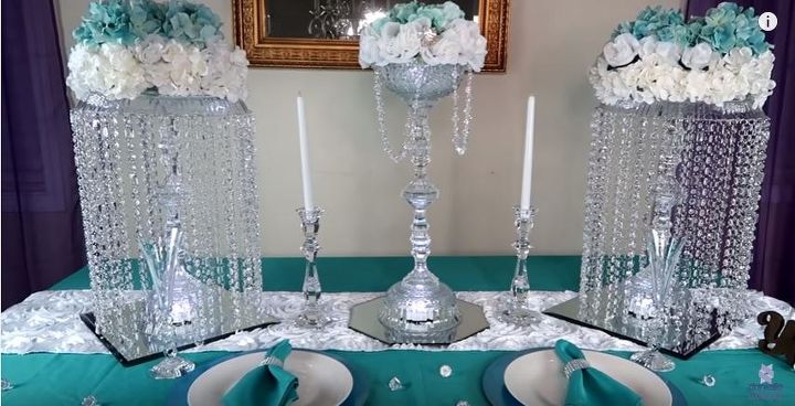diy lighted chandelier, All dressed up for an event
