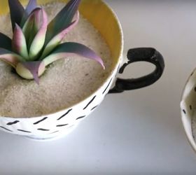 diy thrifted updates succulent tea cups