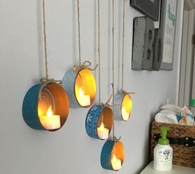 s save your old cans for these 30 home decor ideas, Make a great low budget decor