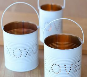 s save your old cans for these 30 home decor ideas, Spread the love with this cute lantern idea