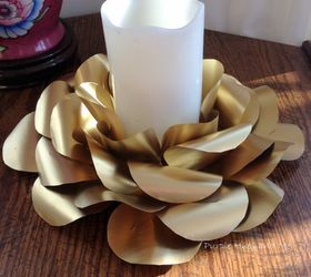 s save your old cans for these 30 home decor ideas, Turn them into stunning candle holders