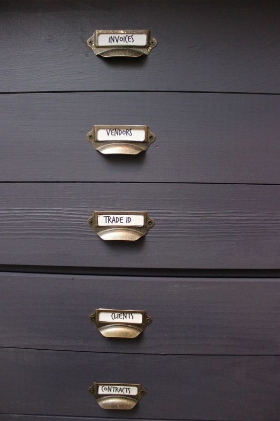 s 30 fun ways to keep your home organized, Makeover A Filing Cabinet With Craft Boards