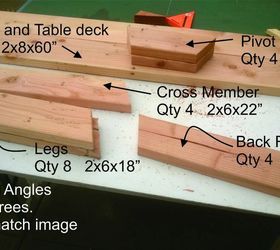 How to Make a DIY Convertible Picnic Table That Folds Into 