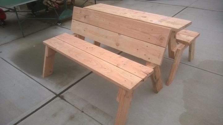how to make a diy convertible picnic table that folds into a bench sea