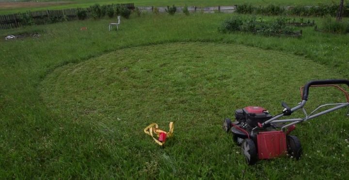 automatic lawn mowing simple trick