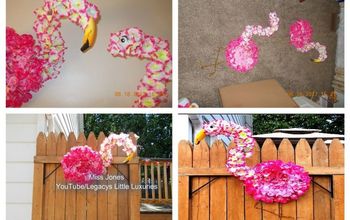 Peacock, Swan And Flamingo Wreaths On A Budget
