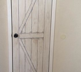 Faux Painted Barn/shed Door for Closet