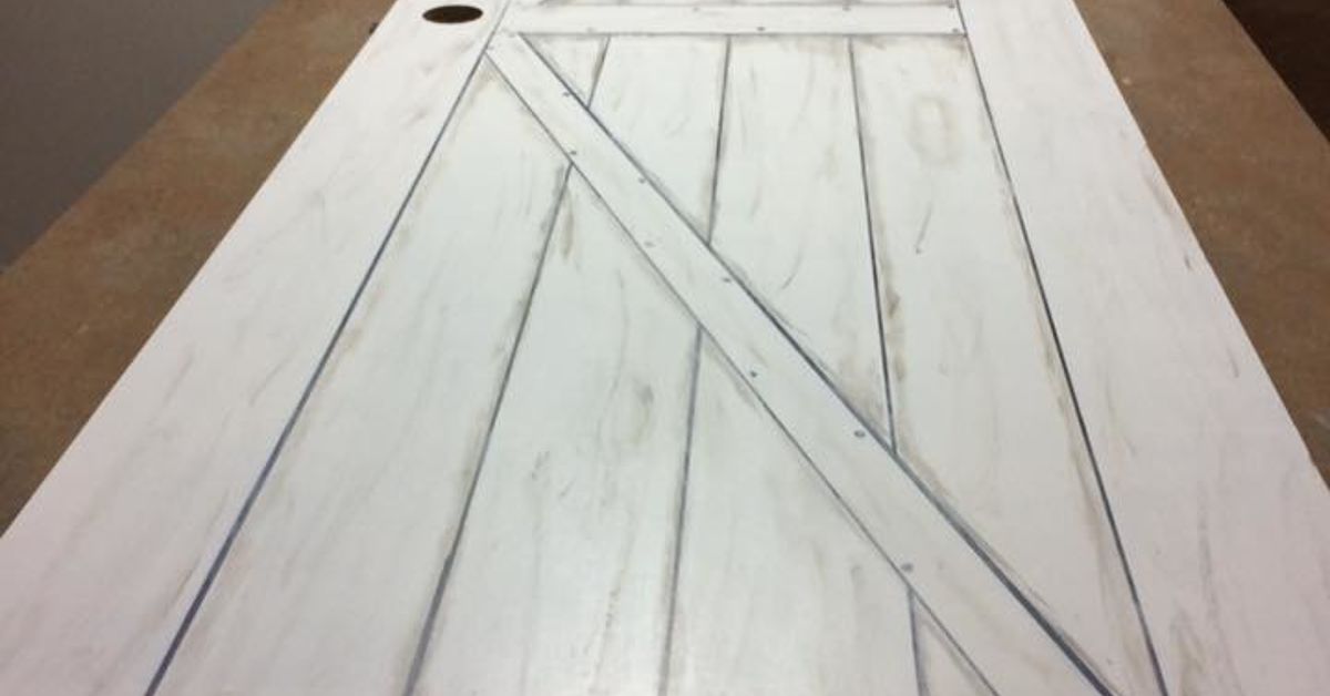 Faux Painted Barn Shed Door For Closet Hometalk