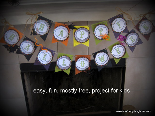 31 clever ideas to reuse muffin pans and cupcake liners, Make A Fun Banner With The Kids