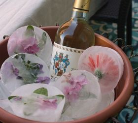 31 clever ideas to reuse muffin pans and cupcake liners, Make These Stunning Floral Ice Cubes