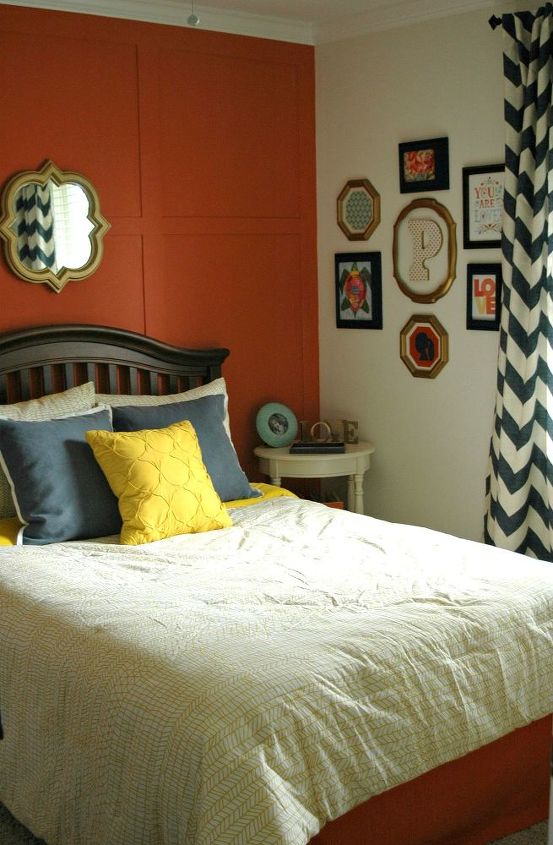 d uma olhada nestes quartos de sonho e encontre o seu favorito, Reforma do quarto das meninas em azul marinho coral e amarelo
