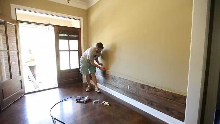 Using Wood Flooring On Walls Sevenstonesinc Com Diy Wood Plank Wall Hometalk