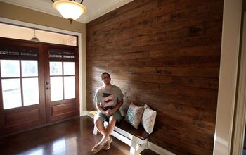 DIY Wood Plank Wall