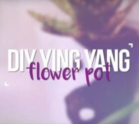 ying yang flower pot