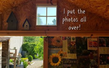 Using Old Magazines to Decorate My Garden Shed