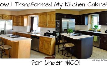  Como transformei meus armários de cozinha por menos de US $ 100