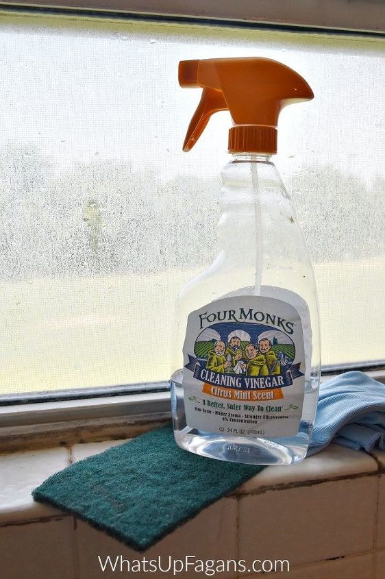 how to remove hard water stains from windows