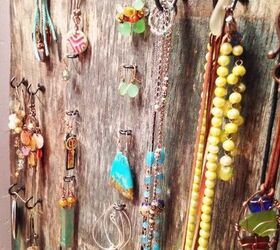 s 30 gorgeous ways to keep your home organized, Upcycle Pallets Into A Jewelry Organizer