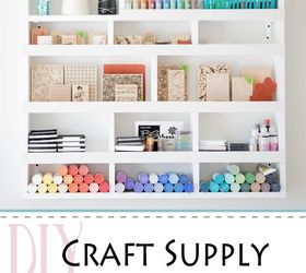 s 30 gorgeous ways to keep your home organized, Create A Craft Supply Wall Organizer