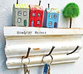 s 30 gorgeous ways to keep your home organized, Use Scrap Wood For A Super Cute Key Rack