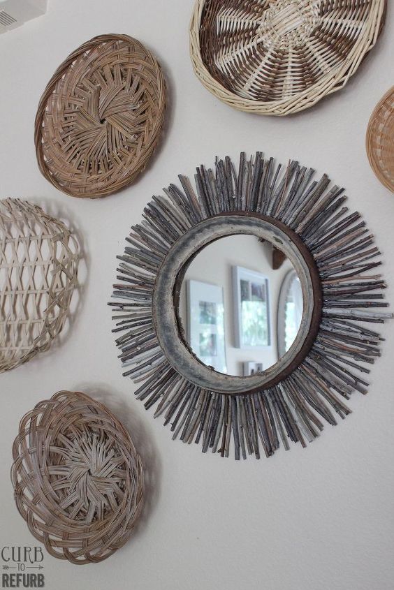 30 de los mejores proyectos de espejos de bricolaje jams realizados, Espejo de ramita