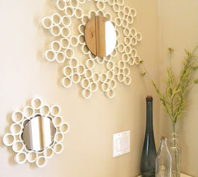 30 of the best diy mirror projects ever made, PVC Pipe Mirror