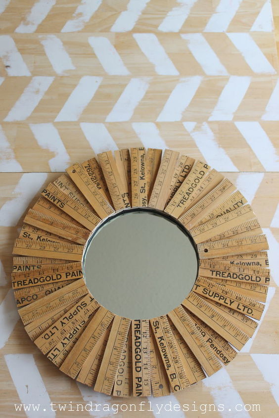 30 of the best diy mirror projects ever made, Yardstick Mirror