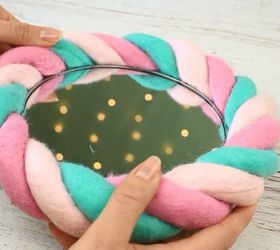 30 of the best diy mirror projects ever made, Marshmallow Mirror