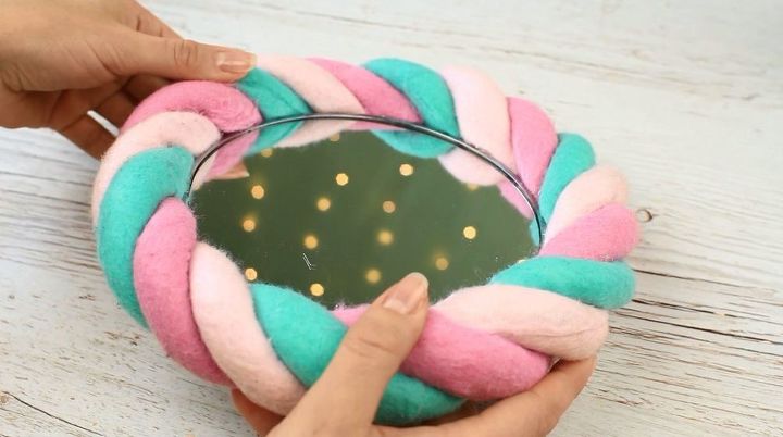 30 of the best diy mirror projects ever made, Marshmallow Mirror