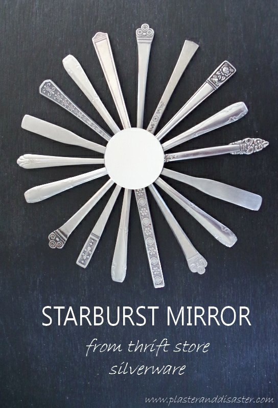 30 of the best diy mirror projects ever made, Thrifted Silverware Mirror