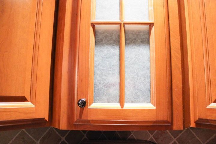 s 15 kitchen updates under 20, Cover Cabinets In Film From Home Depot