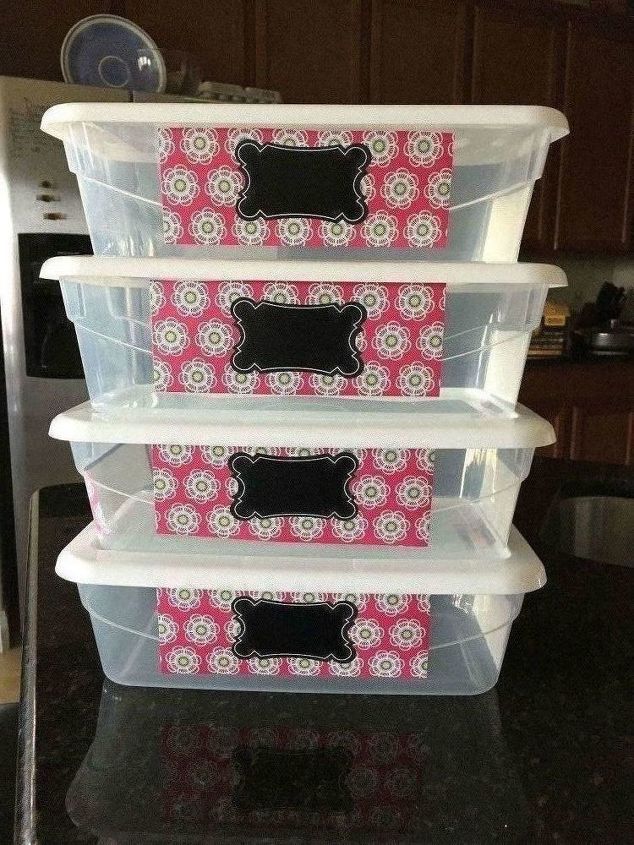 Decorate Plastic Shoe Boxes Hometalk