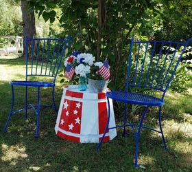 Table for 2 in Red, White, and Blue!
