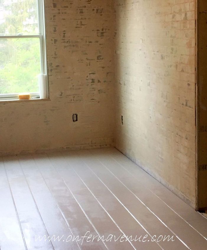 s 15 fabulous ways to pretty up your flooring for less, Spread And Measure Out Shiplap