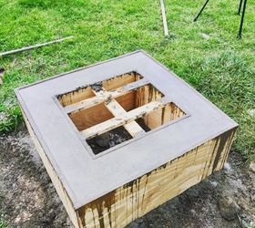 how to make a concrete fire pit