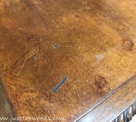 how to save the leather top on a vintage desk