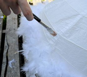 gorgeous ikea feather lamp hack