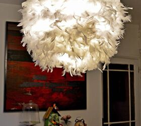 gorgeous ikea feather lamp hack